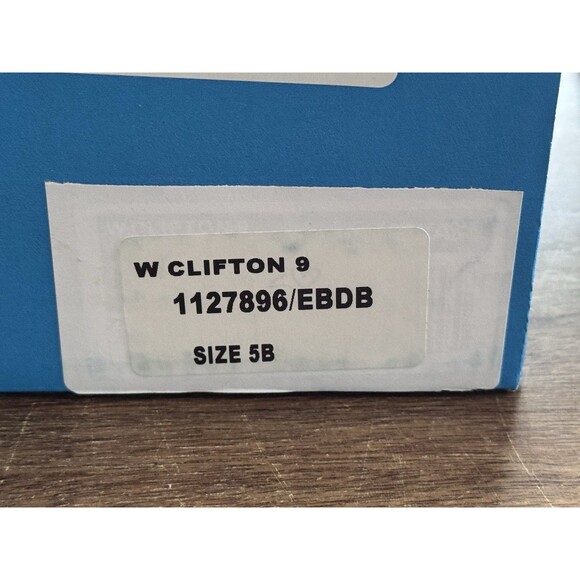 Women’s Size 5 HOKA Clifton 9 Eggnog Blanc De Blanc 1127896-EBDB Running NIB